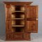 Antique Biedermeier 1-Door Cabinet in Walnut, 1810s 29