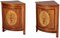 Small Antique Corner Cabinets in Cherry, 1800s, Set of 2 3