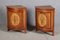 Small Antique Corner Cabinets in Cherry, 1800s, Set of 2 24
