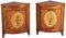 Small Antique Corner Cabinets in Cherry, 1800s, Set of 2, Image 1