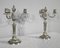 Silver Bronze Candleholders, Late 19th Century, Set of 2, Image 3