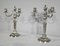 Silver Bronze Candleholders, Late 19th Century, Set of 2 4