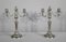 Silver Bronze Candleholders, Late 19th Century, Set of 2, Image 1