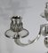 Silver Bronze Candleholders, Late 19th Century, Set of 2 8