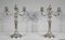 Silver Bronze Candleholders, Late 19th Century, Set of 2 19