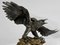 P. Brunelle, Escultura de águila calva, siglo XX, estaño, Imagen 5