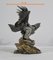 P. Brunelle, Escultura de águila calva, siglo XX, estaño, Imagen 16