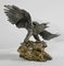 P. Brunelle, Sculpture of Bald Eagle, 20th Century, Pewter 2