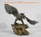 P. Brunelle, Escultura de águila calva, siglo XX, estaño, Imagen 15