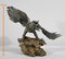 P. Brunelle, Escultura de águila calva, siglo XX, estaño, Imagen 14
