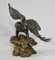 P. Brunelle, Escultura de águila calva, siglo XX, estaño, Imagen 3