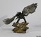 P. Brunelle, Escultura de águila calva, siglo XX, estaño, Imagen 13