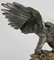 P. Brunelle, Escultura de águila calva, siglo XX, estaño, Imagen 9