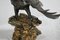 P. Brunelle, Escultura de águila calva, siglo XX, estaño, Imagen 10