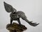 P. Brunelle, Escultura de águila calva, siglo XX, estaño, Imagen 6