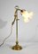 Gilt Bronze & Glass Paste Tulip Table Lamp, 1920s 2