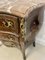 Victorian French Kingwood Inlaid Marquetry Marble Top Commode, 1880s, Image 8