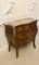 Victorian French Kingwood Inlaid Marquetry Marble Top Commode, 1880s 3