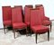 Art Deco Dining Chairs in Beech attributed to J. Leleu for Maison Leleu, 1940s, Set of 8, Image 3