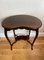 Antique Victorian Kidney Shaped Table in Mahogany, 1880 4