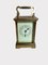 Horloge Carrosse Antique en Laiton, France, 1900 5