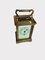 Horloge Carrosse Antique en Laiton, France, 1900 8