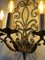 Schmiedeeiserne Wandlampen im Louis XV Stil, 1940er, 2er Set 10