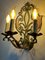 Schmiedeeiserne Wandlampen im Louis XV Stil, 1940er, 2er Set 4
