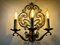 Lampade da parete in stile Luigi XV in ferro battuto, anni '40, set di 2, Immagine 5