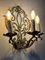 Lampade da parete in stile Luigi XV in ferro battuto, anni '40, set di 2, Immagine 11