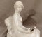 A. Saccardi, Venus at the Mirror, Early 20th Century, Large Alabaster Sculpture 25