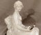 A. Saccardi, Venus at the Mirror, Early 20th Century, Large Alabaster Sculpture, Image 25