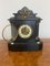 Horloge de Cheminée Victorienne Antique en Marbre, 1860 5
