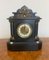 Reloj de manto victoriano antiguo de mármol, 1860, Imagen 1