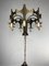 Brutalist Italian Hammered Chandelier by Moe Bridges, 1960s, Image 16