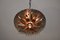 Steel and Copper Ceiling Light, Italy, 1960s 4
