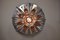 Steel and Copper Ceiling Light, Italy, 1960s, Image 3