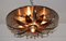 Steel and Copper Ceiling Light, Italy, 1960s, Image 2