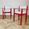 Fauteuils Rouges Mid-Century, 1970s, Set de 2 6