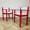 Fauteuils Rouges Mid-Century, 1970s, Set de 2 2