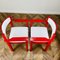 Rote Mid-Century Sessel, 1970er, 2er Set 13