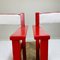 Mid-Century Modern Red Armchairs, 1970s, Set of 2 4