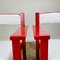 Mid-Century Modern Red Armchairs, 1970s, Set of 2, Image 4
