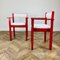 Mid-Century Modern Red Armchairs, 1970s, Set of 2, Image 3