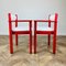 Mid-Century Modern Red Armchairs, 1970s, Set of 2 5