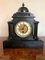 Antique Victorian 8 Day Movement Marble Clock Set, 1860, Set of 3 4