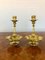 Antique Brass Candleholders, 1900, Set of 2 1