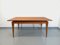 Large Scandinavian Rustic Style Dining Table in Teak & Oak, 1960s 12