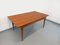 Large Scandinavian Rustic Style Dining Table in Teak & Oak, 1960s 13