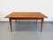 Large Scandinavian Rustic Style Dining Table in Teak & Oak, 1960s 3